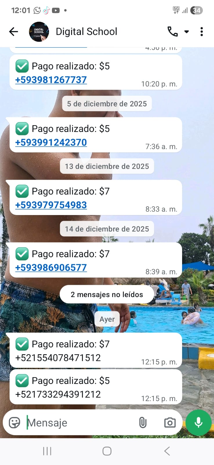 Testimonio WhatsApp